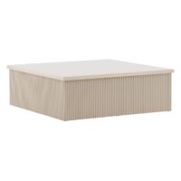 Luno Salontafel Moderne Elegantie Beige 90x90 cm afbeelding 12
