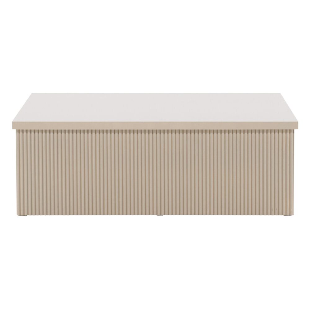 Luno Salontafel Moderne Elegantie Beige 90x90 cm afbeelding 4