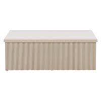 Luno Salontafel Moderne Elegantie Beige 90x90 cm afbeelding 7