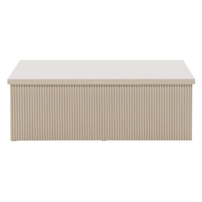 Luno Salontafel Moderne Elegantie Beige 90x90 cm afbeelding 7