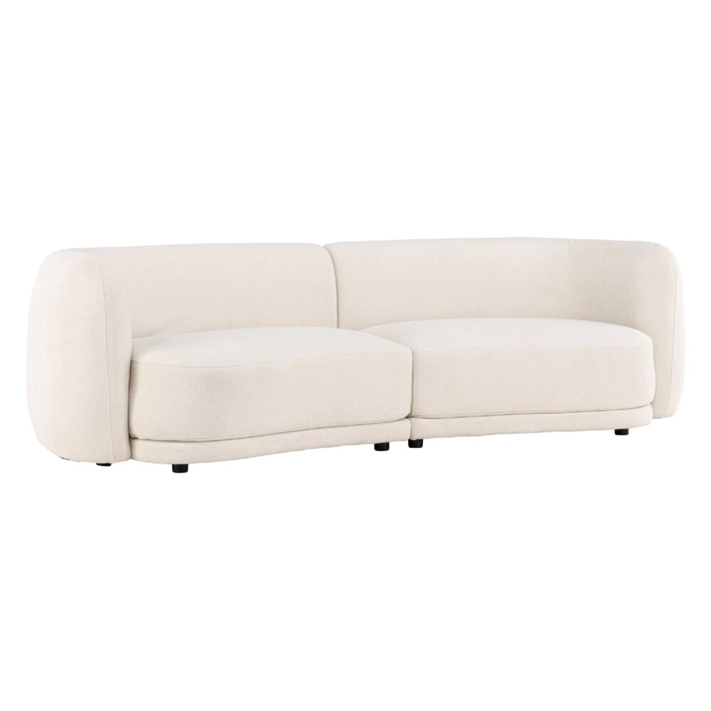 Yano 3-zitsbank beige zwart afbeelding 12