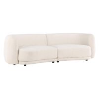 Yano 3-zitsbank beige zwart afbeelding 12