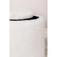 Off white Teddy poef afbeelding 9