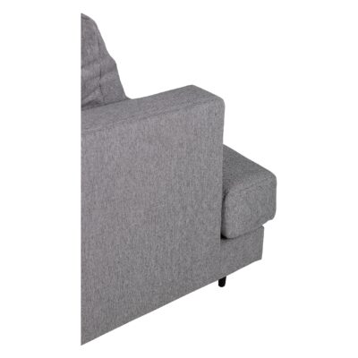 Scandinavische 3-zitsbank zwart grijs afbeelding 6