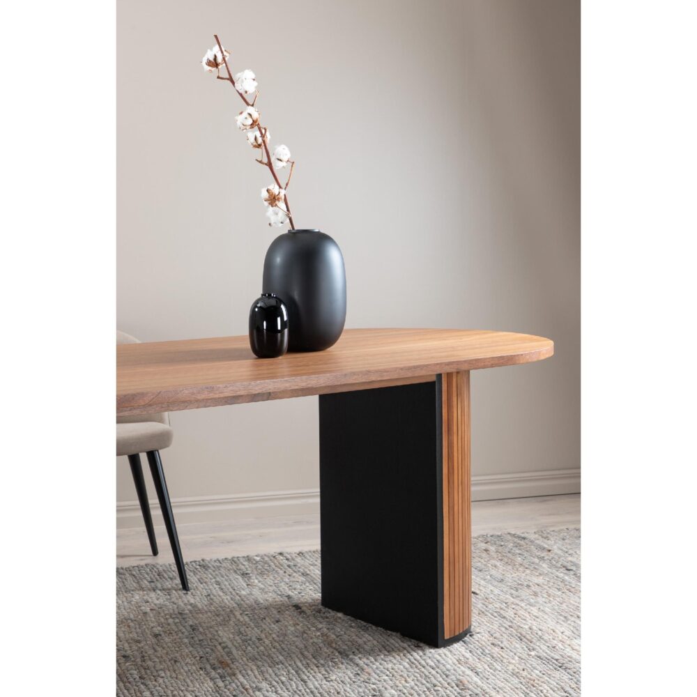 Ovale eettafel walnootkleur afbeelding 17