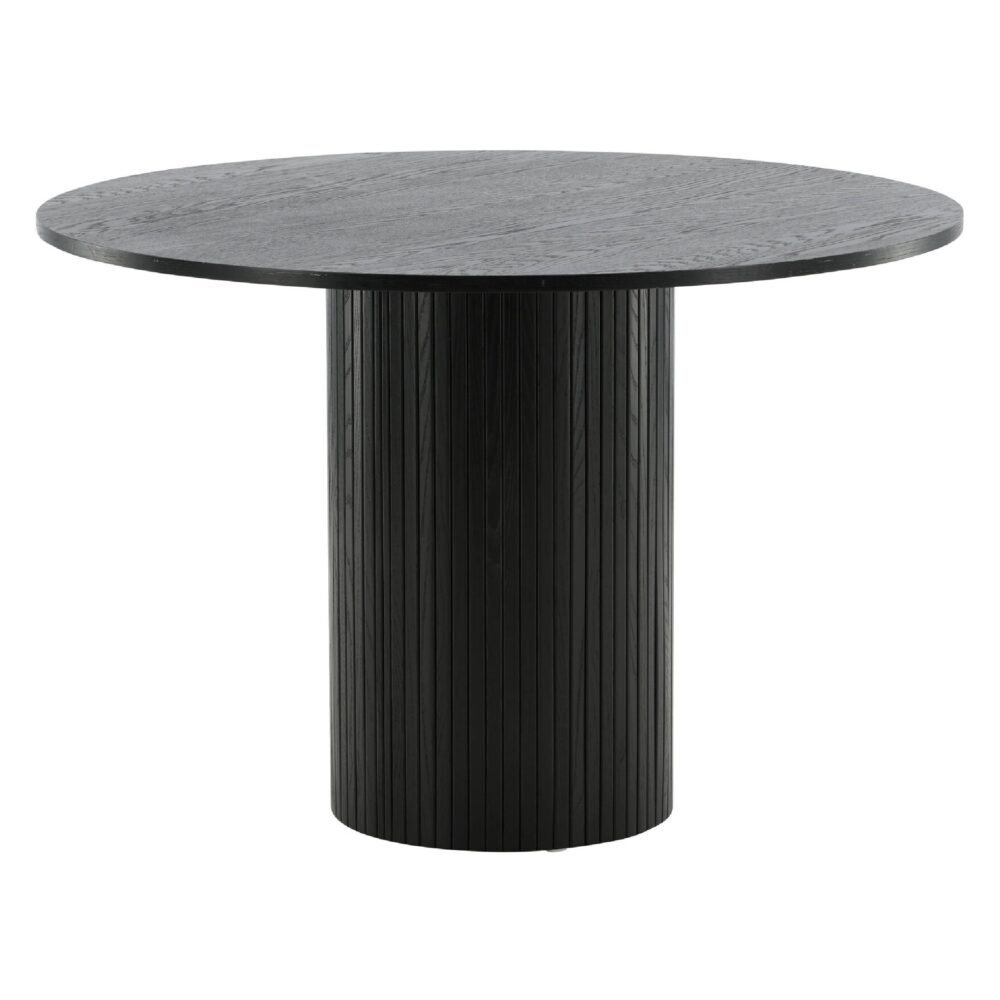 Havi ronde eettafel zwart fineer afbeelding 1