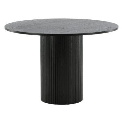 Havi ronde eettafel zwart fineer afbeelding 1