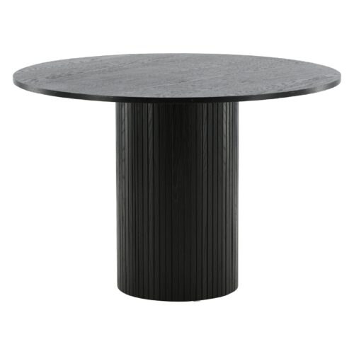 Havi ronde eettafel zwart fineer afbeelding 1