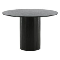 Havi ronde eettafel zwart fineer afbeelding 11