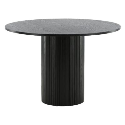 Havi ronde eettafel zwart fineer afbeelding 11