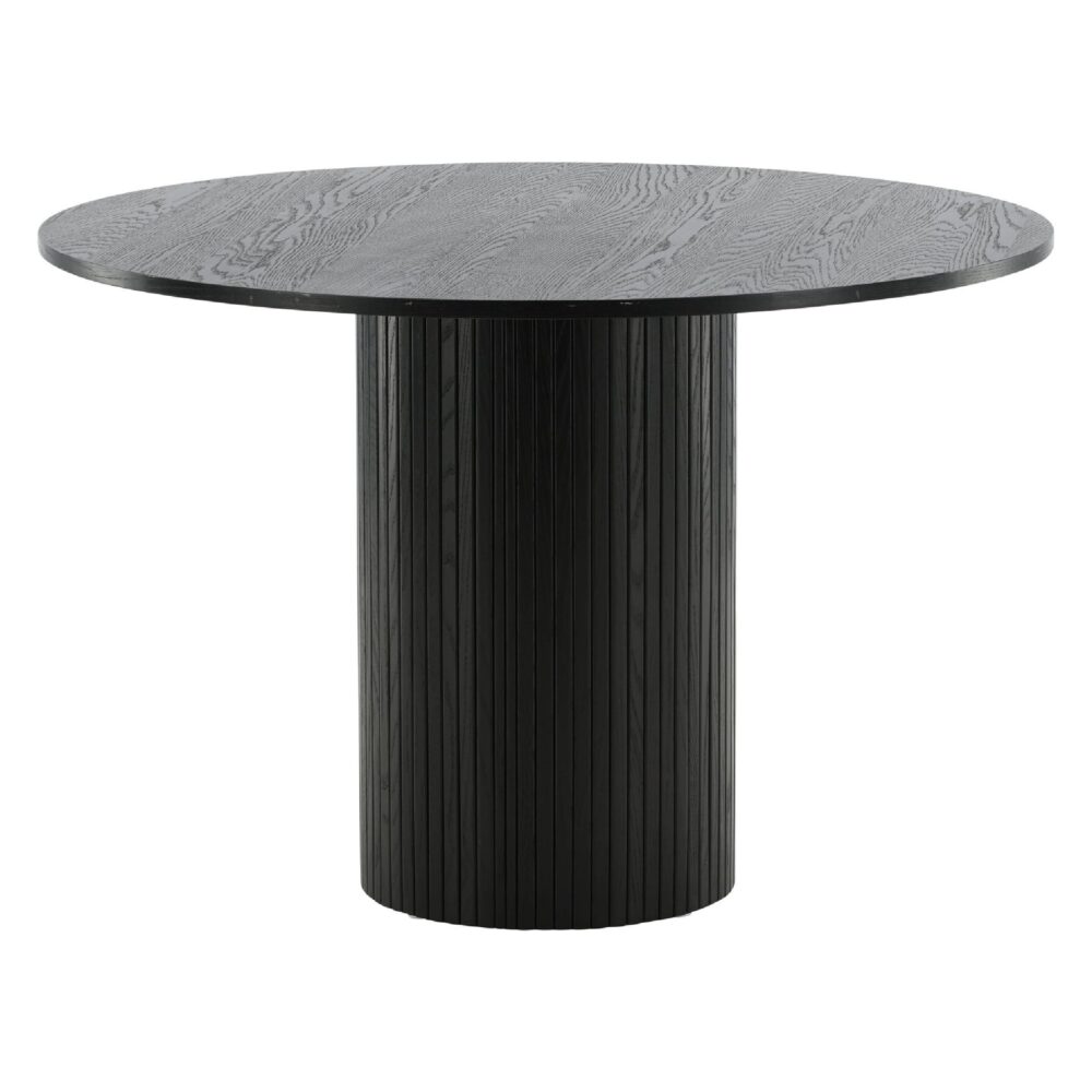 Havi ronde eettafel zwart fineer afbeelding 12