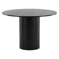 Havi ronde eettafel zwart fineer afbeelding 12