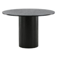 Havi ronde eettafel zwart fineer afbeelding 3