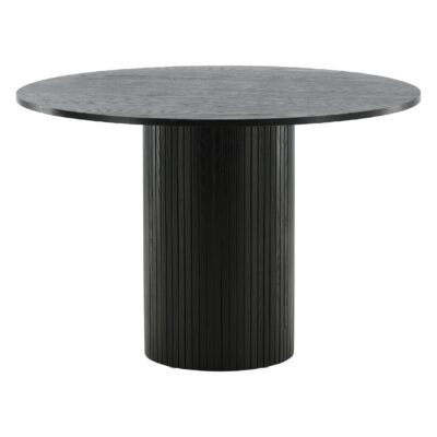 Havi ronde eettafel zwart fineer afbeelding 3