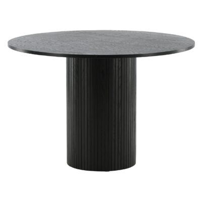 Havi ronde eettafel zwart fineer afbeelding 4