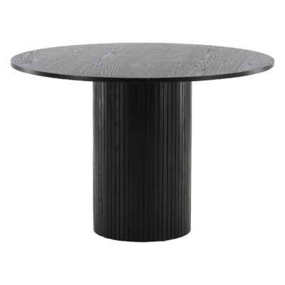 Havi ronde eettafel zwart fineer afbeelding 6