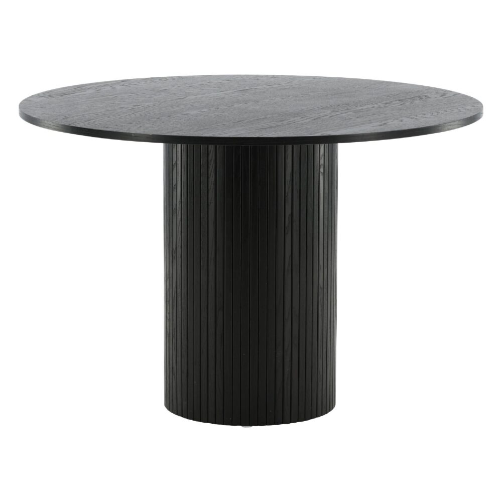 Havi ronde eettafel zwart fineer afbeelding 7