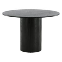 Havi ronde eettafel zwart fineer afbeelding 7