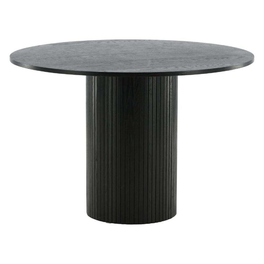 Havi ronde eettafel zwart fineer afbeelding 8