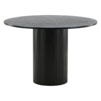 Havi ronde eettafel zwart fineer afbeelding 8