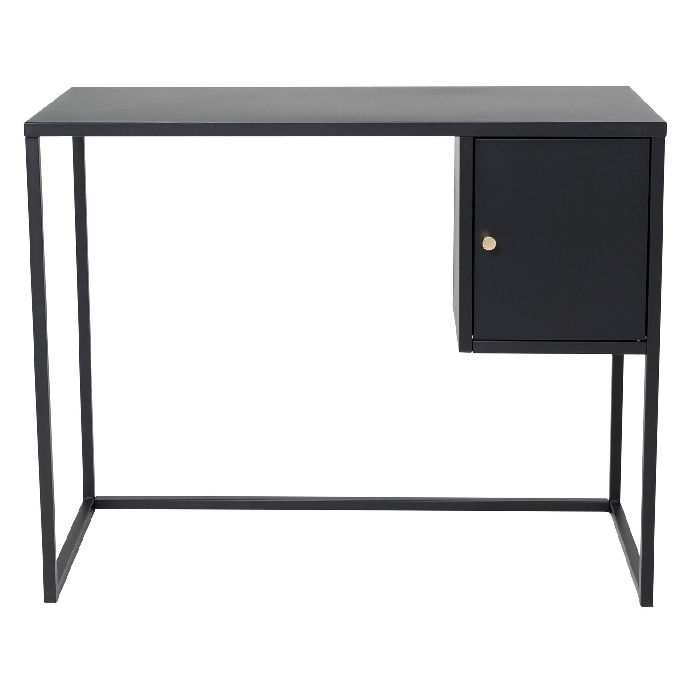 Zeno Bureau Zwart Industrieel Design afbeelding 1