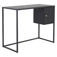 Zeno Bureau Zwart Industrieel Design afbeelding 2