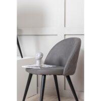 Luxe eetkamerstoelen zwart grijs afbeelding 15