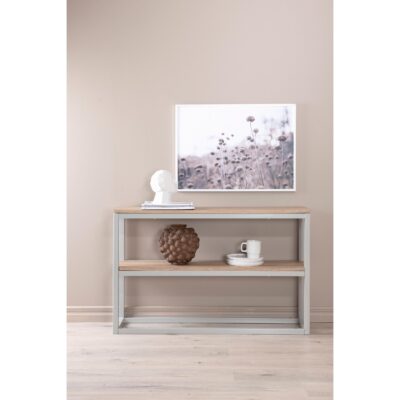 Jati dubbele bijzettafel grijs afbeelding 13