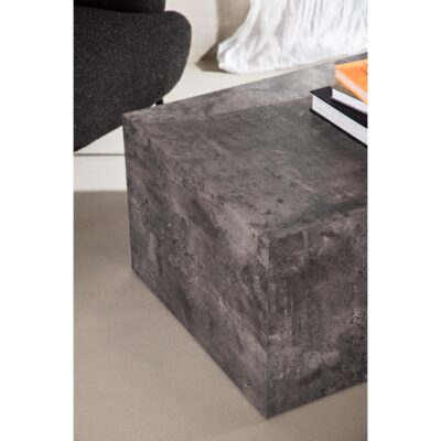 Salontafel industrieel design grijs marmerlook afbeelding 7