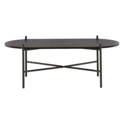Olav Salontafel Scandinavisch ontwerp zwart staal afbeelding 1