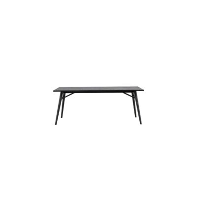Eettafel Zwart Geborsteld afbeelding 1