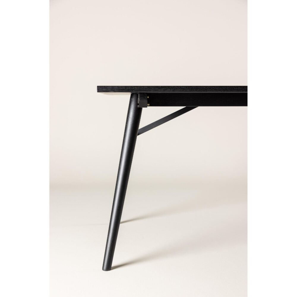 Eettafel Zwart Geborsteld afbeelding 7