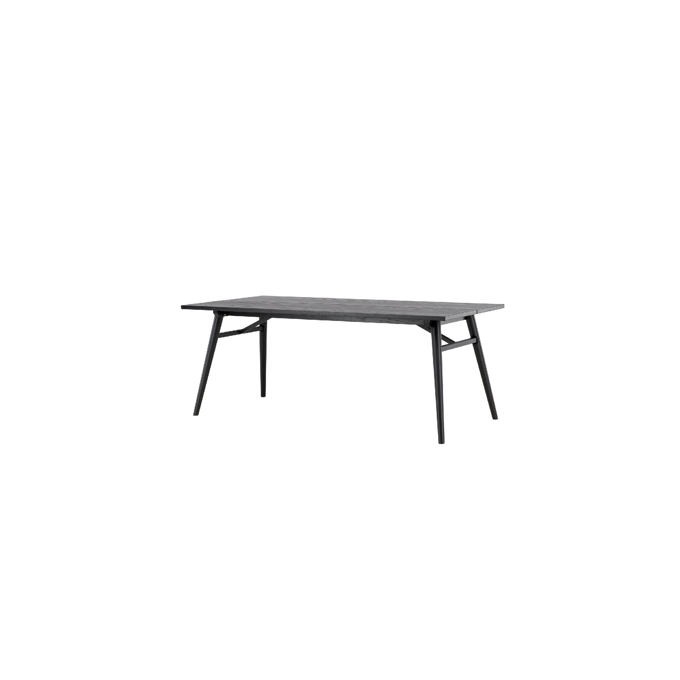 Eettafel Zwart Geborsteld afbeelding 4