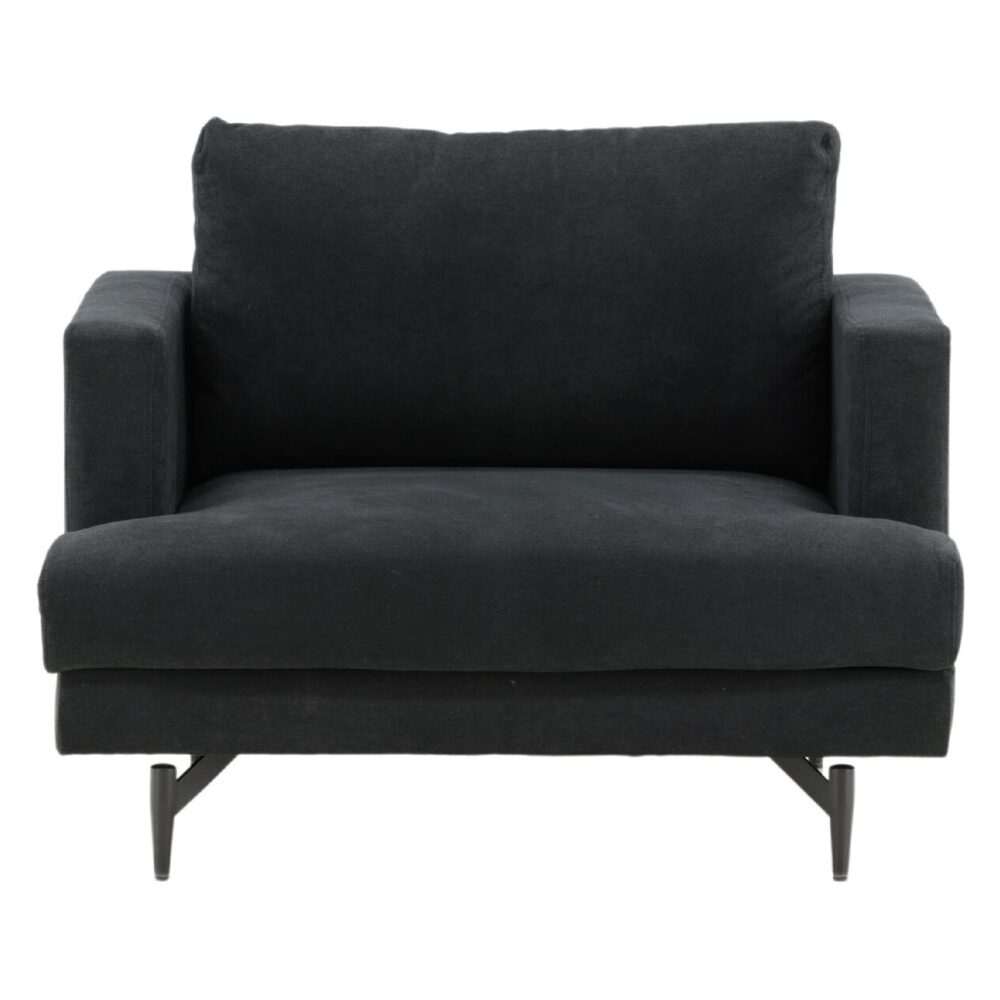 Zwarte Fauteuil Stijlvol afbeelding 1