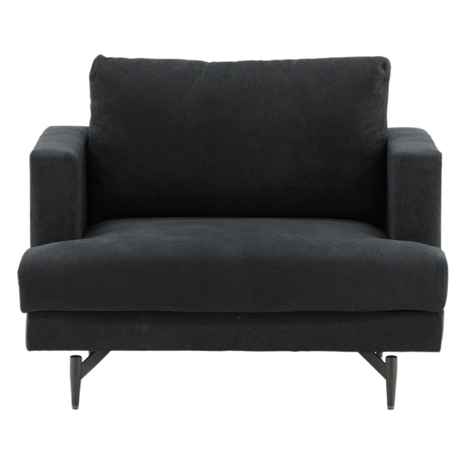 Zwarte Fauteuil Stijlvol afbeelding 1