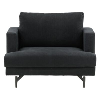 Zwarte Fauteuil Stijlvol afbeelding 1