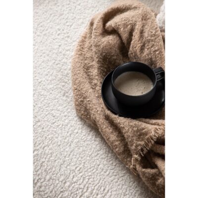 Weston Sofa Witte Teddy Stof afbeelding 6