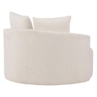 Weston Sofa Witte Teddy Stof afbeelding 4