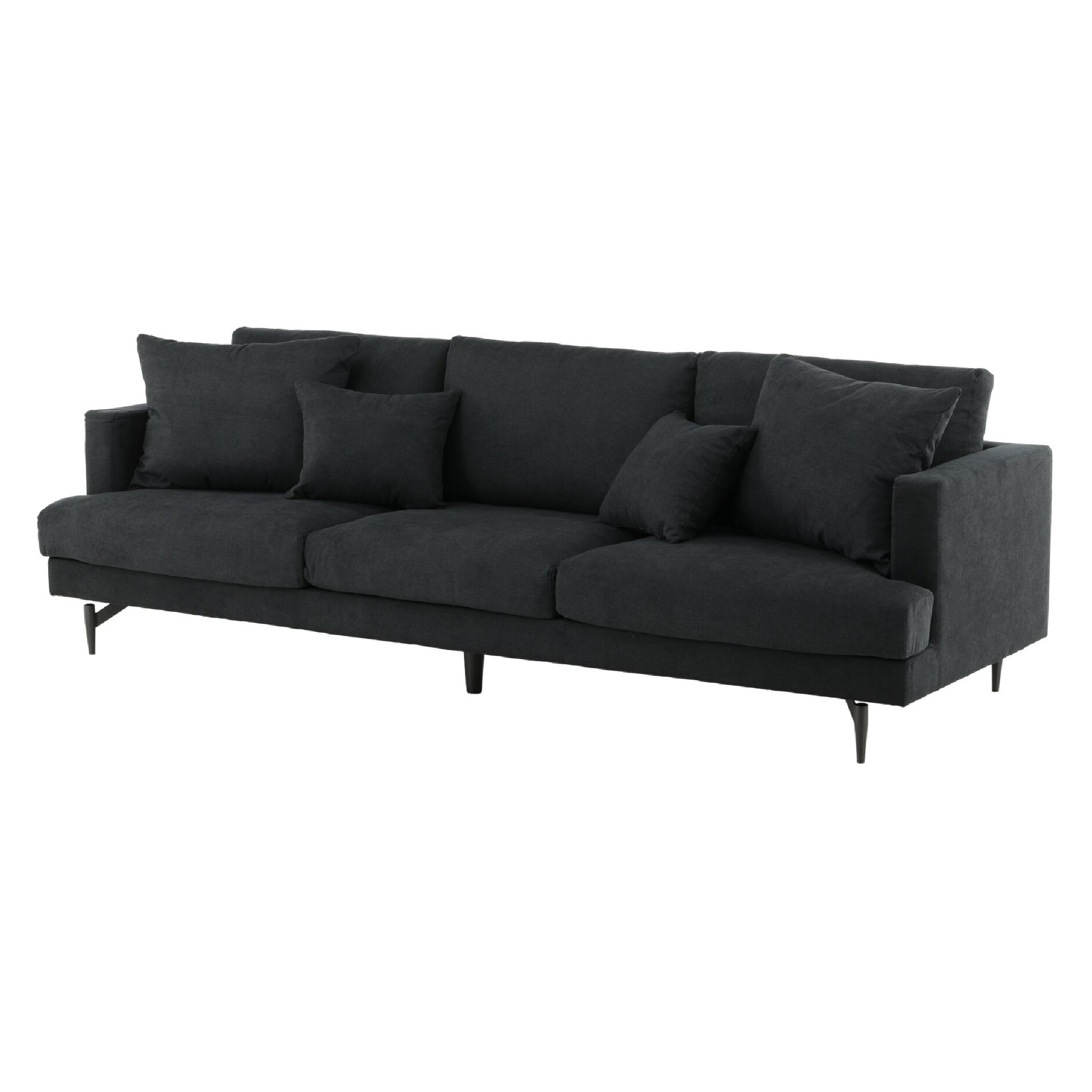 Scandinavische zwarte bank afbeelding 5