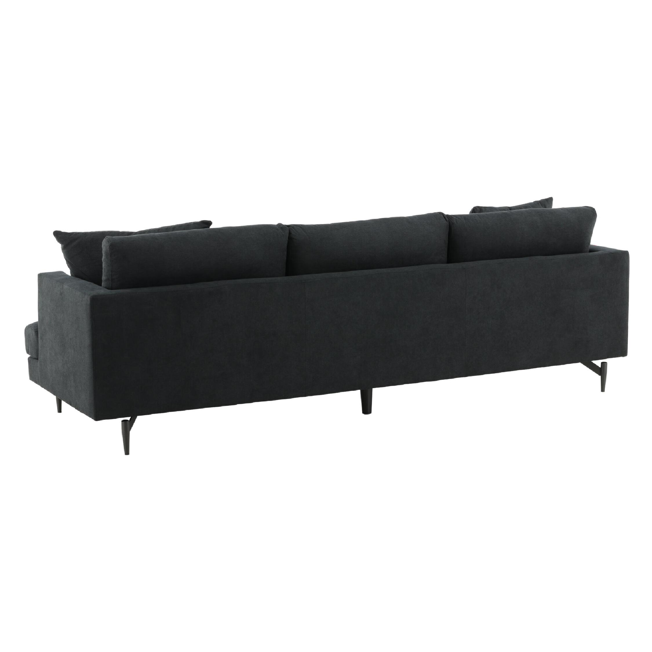 Scandinavische zwarte bank afbeelding 2