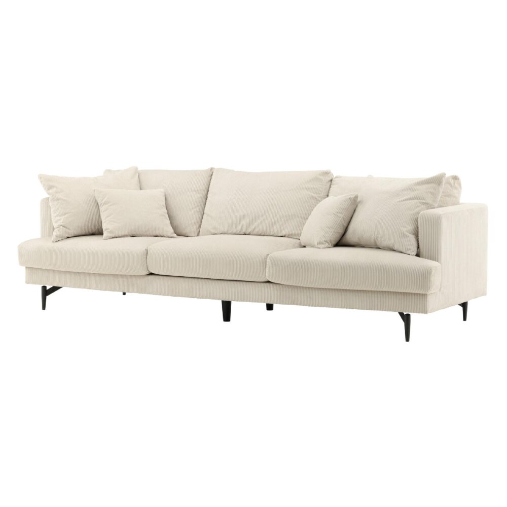 Moderne 3-zitsbank jaren 50 nostalgie afbeelding 2