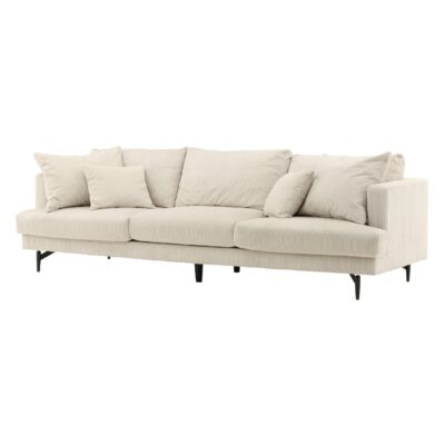 Moderne 3-zitsbank jaren 50 nostalgie afbeelding 2