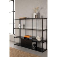 Arden opbergkast zwart metaal Scandinavisch design afbeelding 10