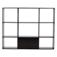 Arden opbergkast zwart metaal Scandinavisch design afbeelding 1