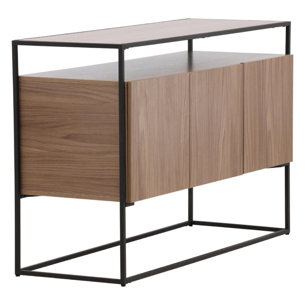 Zwart Walnoot Opbergkast afbeelding 8