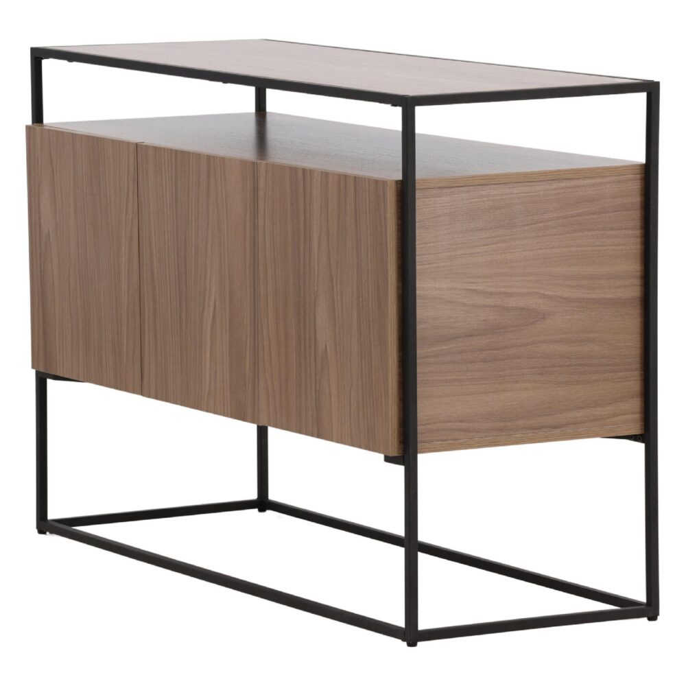 Zwart Walnoot Opbergkast afbeelding 2