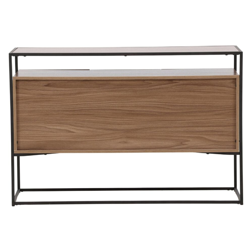 Zwart Walnoot Opbergkast afbeelding 5