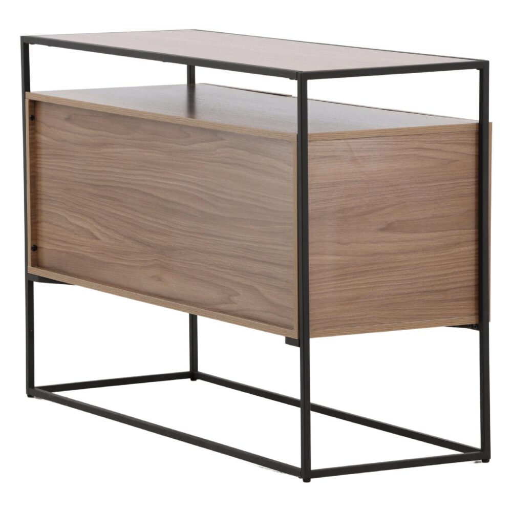 Zwart Walnoot Opbergkast afbeelding 6