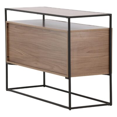 Zwart Walnoot Opbergkast afbeelding 6