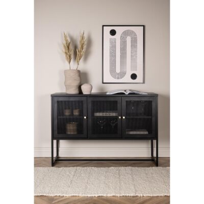 Somerset Kast Zwart Industrieel afbeelding 11